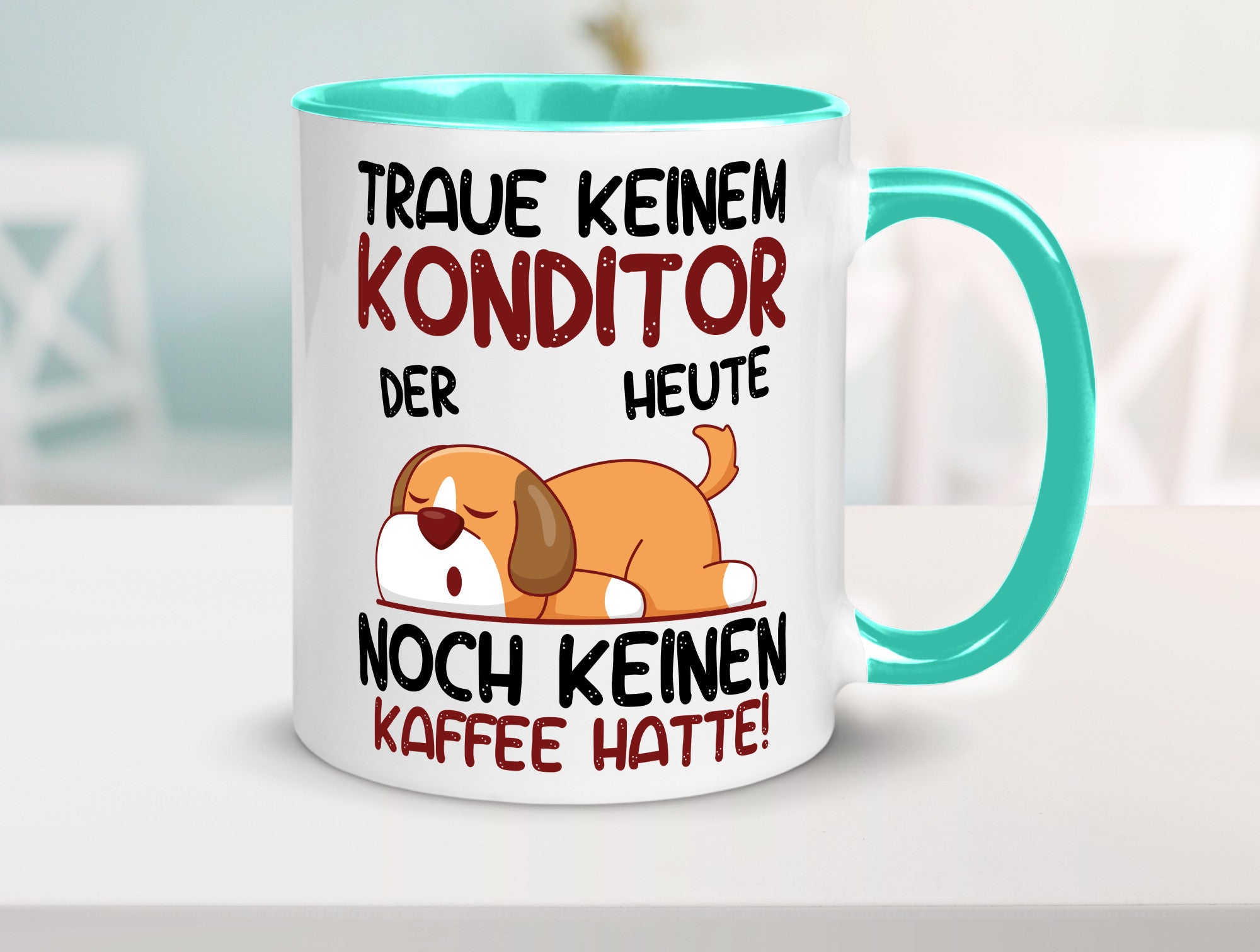 Traue keinem Konditor | Konditorei Humor Geschenkidee Tasse