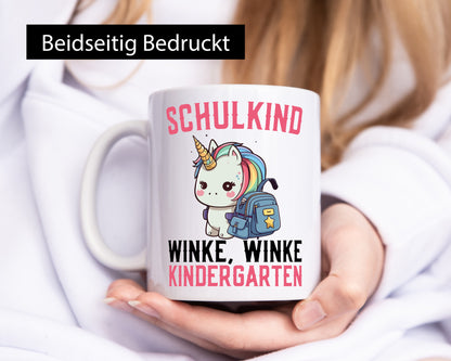 Schulkind | Einschulung Einhorn Grundschule lustiger Spruch Geschenk Humor