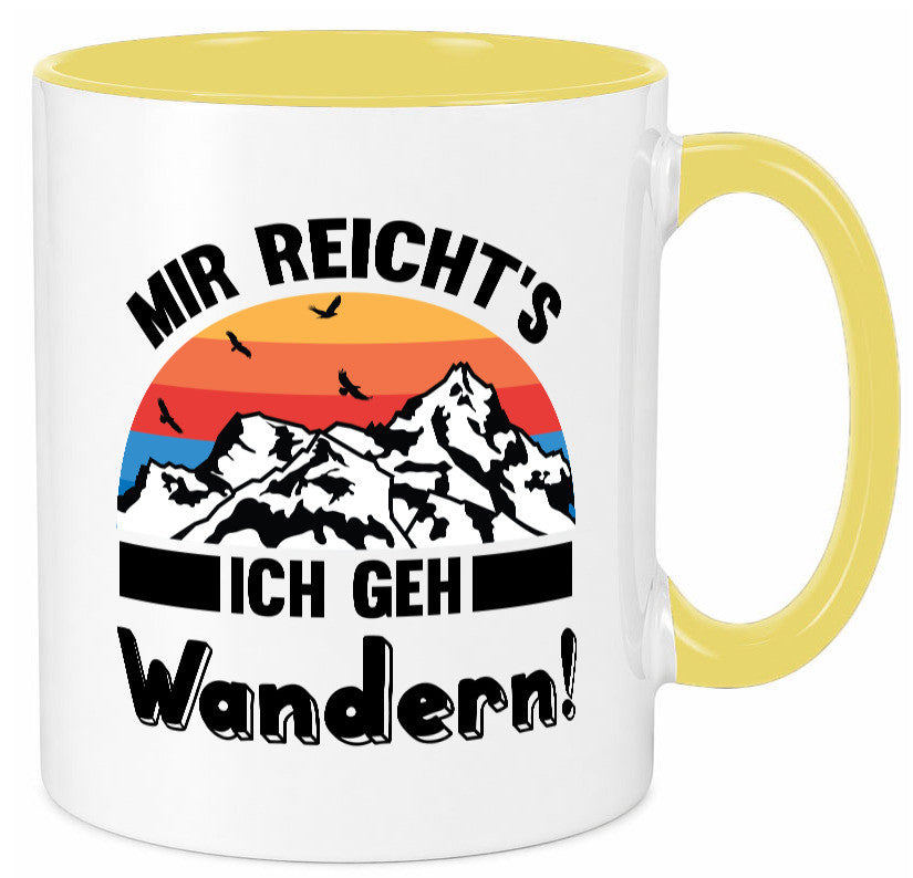 Mir reichts ich geh Wandern | Berge Laufen Natur Humor Geschenkidee Tasse