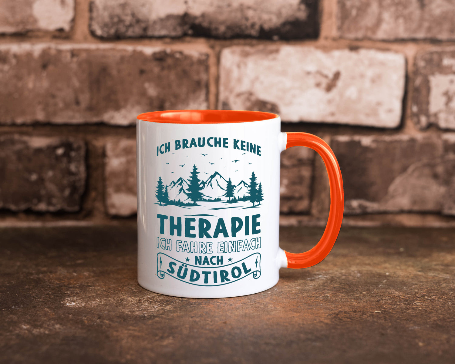 Keine Therapie, ich muss nach Südtirol | Berge Wald Geschenkidee Humor Tasse