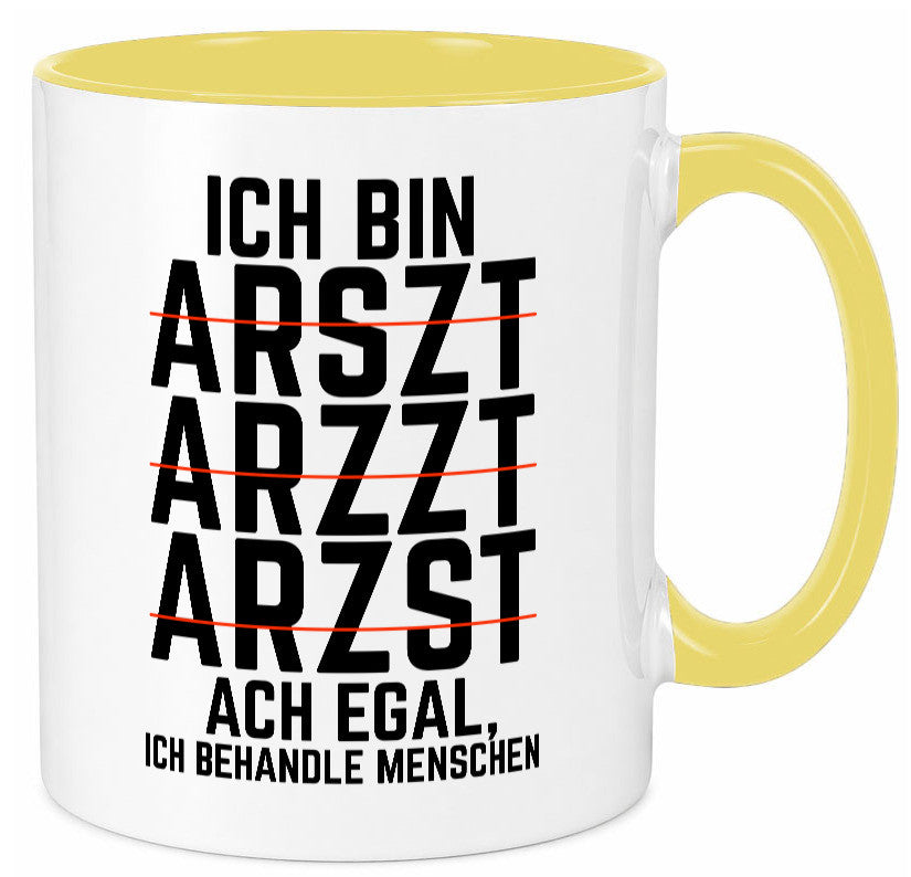 Ich bin Arzt | Rechtschreibung Klinik lustiger Spruch lustig Humor Geschenkidee