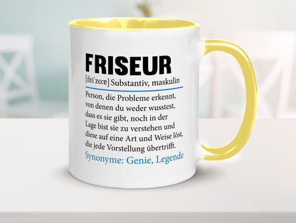 Friseur | Spruch Frisör Beruf lustig Humor Arbeit Kollegen Büro Geschenkidee