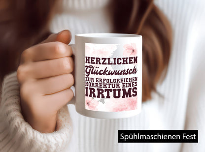 Scheidung Tasse | Herzlichen Glückwunsch Humor lustiger Spruch Geschenk