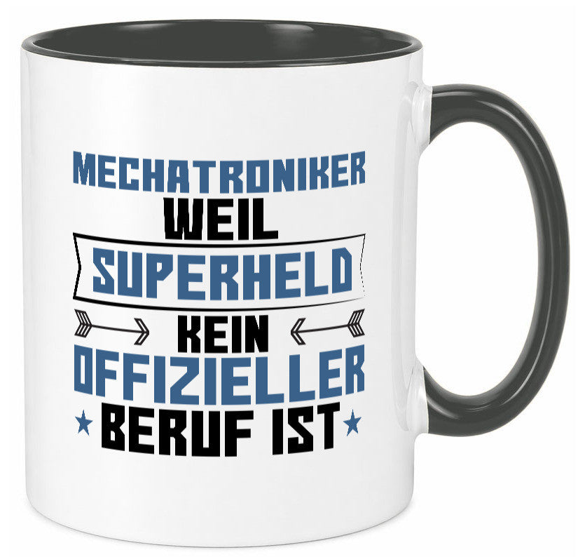 Superheld Mechatroniker | KFZ lustig Humor Geschenkidee Geschenk Tasse