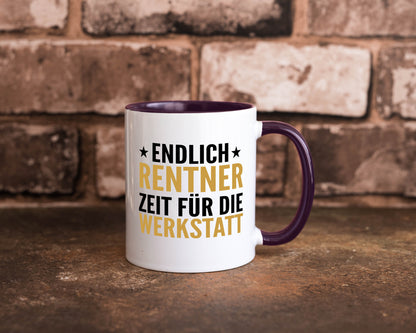 Rentner zeit für die Werkstatt | Ruhestand Handwerker v2 lustiger Spruch