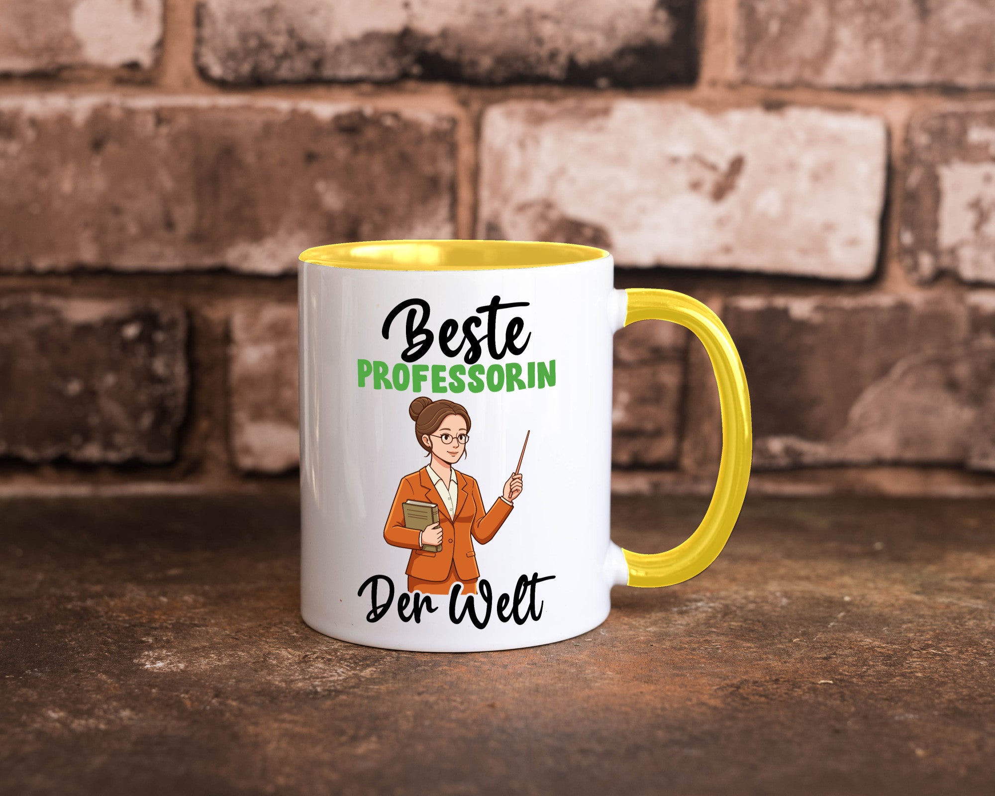 Beste Professorin | Uni Universität v2 Humor Geschenkidee Tasse