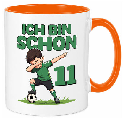 11. Geburtstag | 11 Jahre Fußballer Geschenkidee Humor Tasse