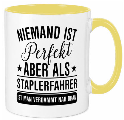 Verdammt nah dran: Staplerfahrer | Gabelstapler Fahrer lustig Humor
