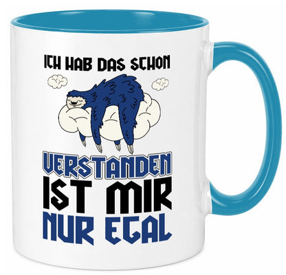 Ist mir nur egal Geschenk Humor Geschenkidee lustiger Spruch Tasse