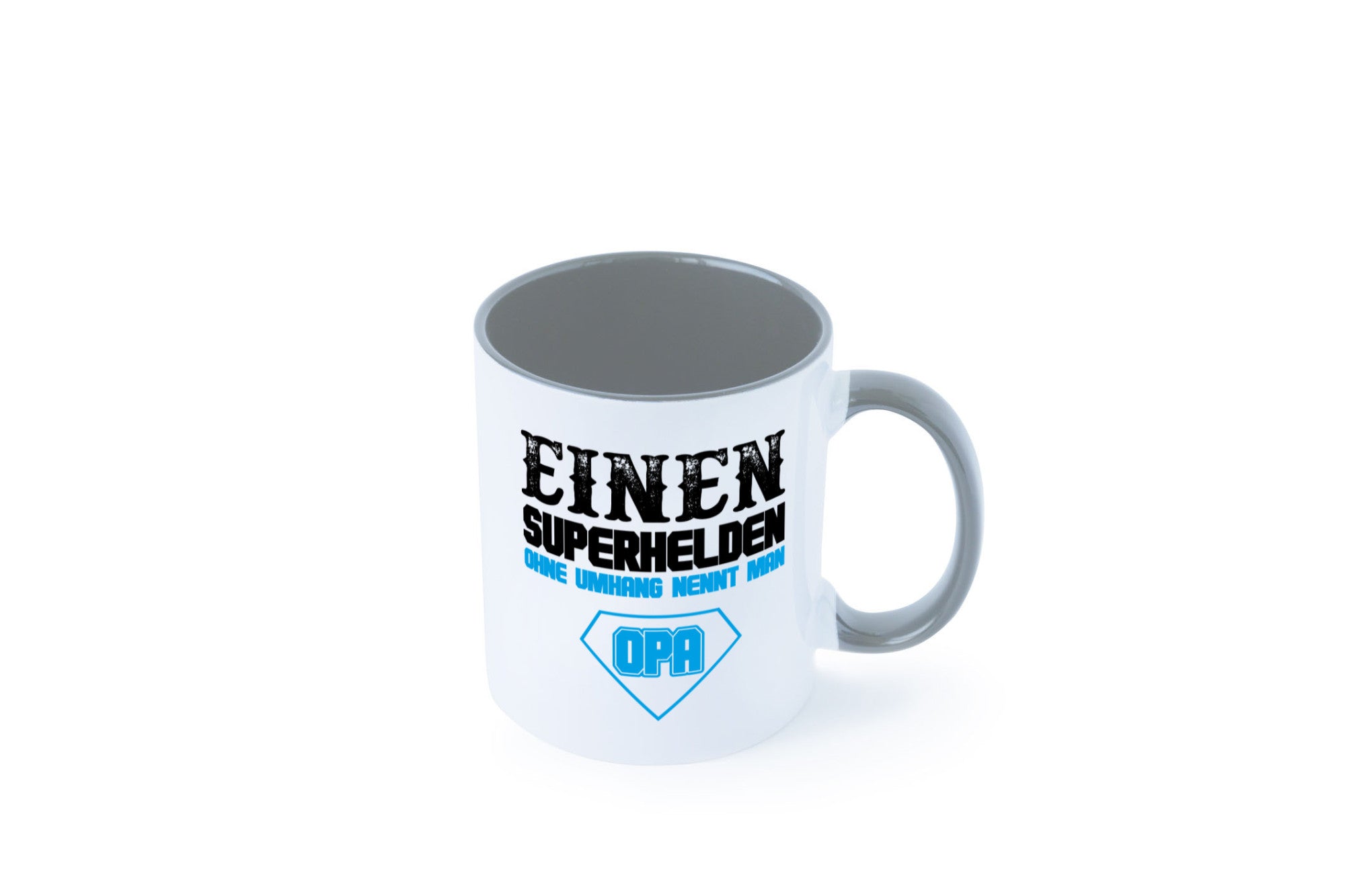 Superheld Opa Geschenk Familie Geschenkidee lustiger Spruch Tasse