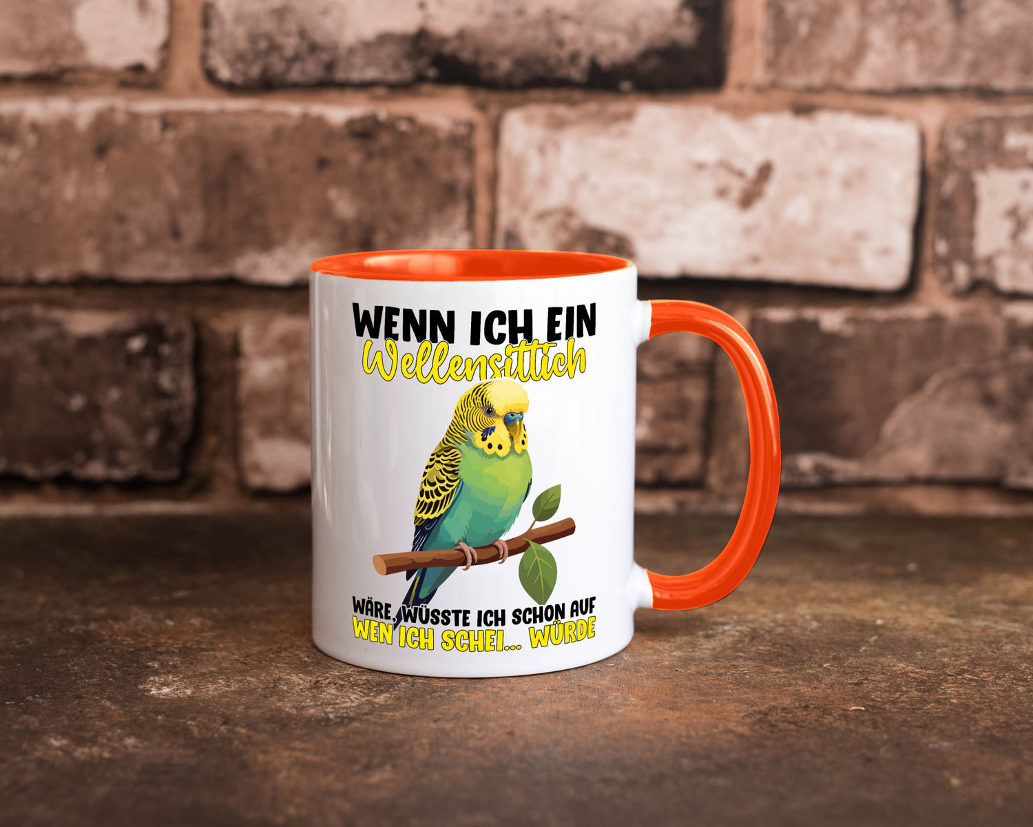 Wellensittich | Vogelbesitzer Humor Geschenkidee Tasse