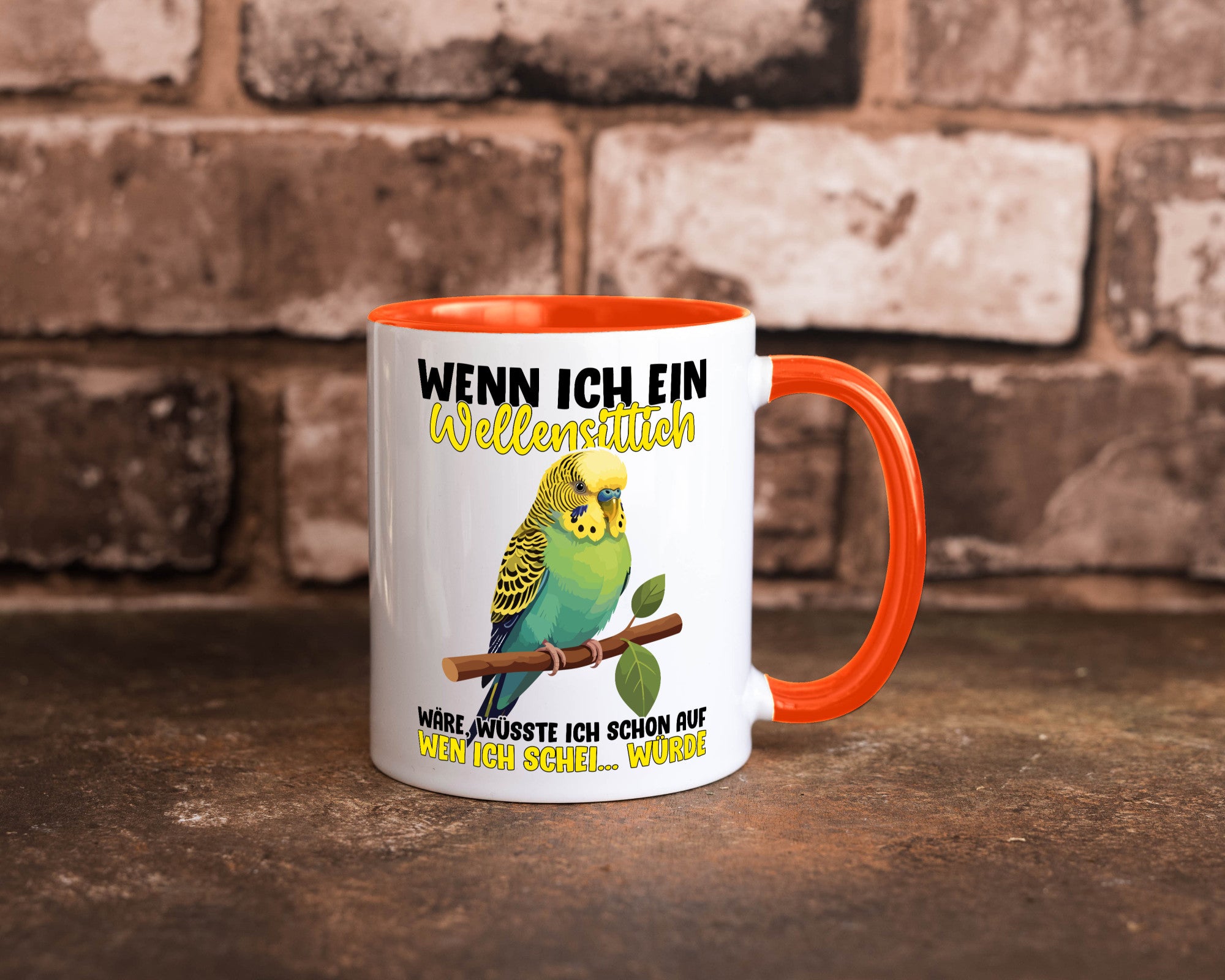 Wellensittich | Vogelbesitzer Humor Geschenkidee Tasse