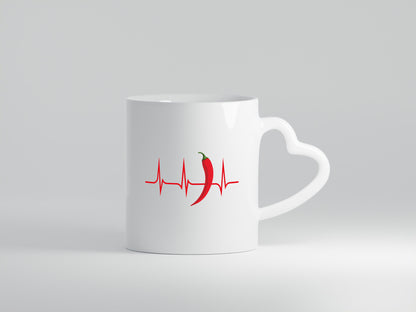 Chili Motiv | Peperoni scharf Chilischote Pfeffer Geschenkidee Humor Tasse