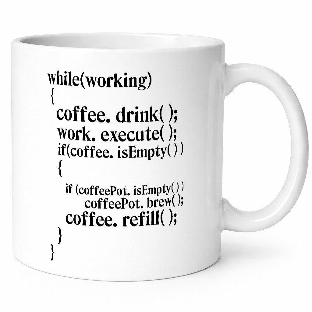 Code Kaffeetrinken | Informatiker Programmierer Nerd lustiger Spruch Geschenk