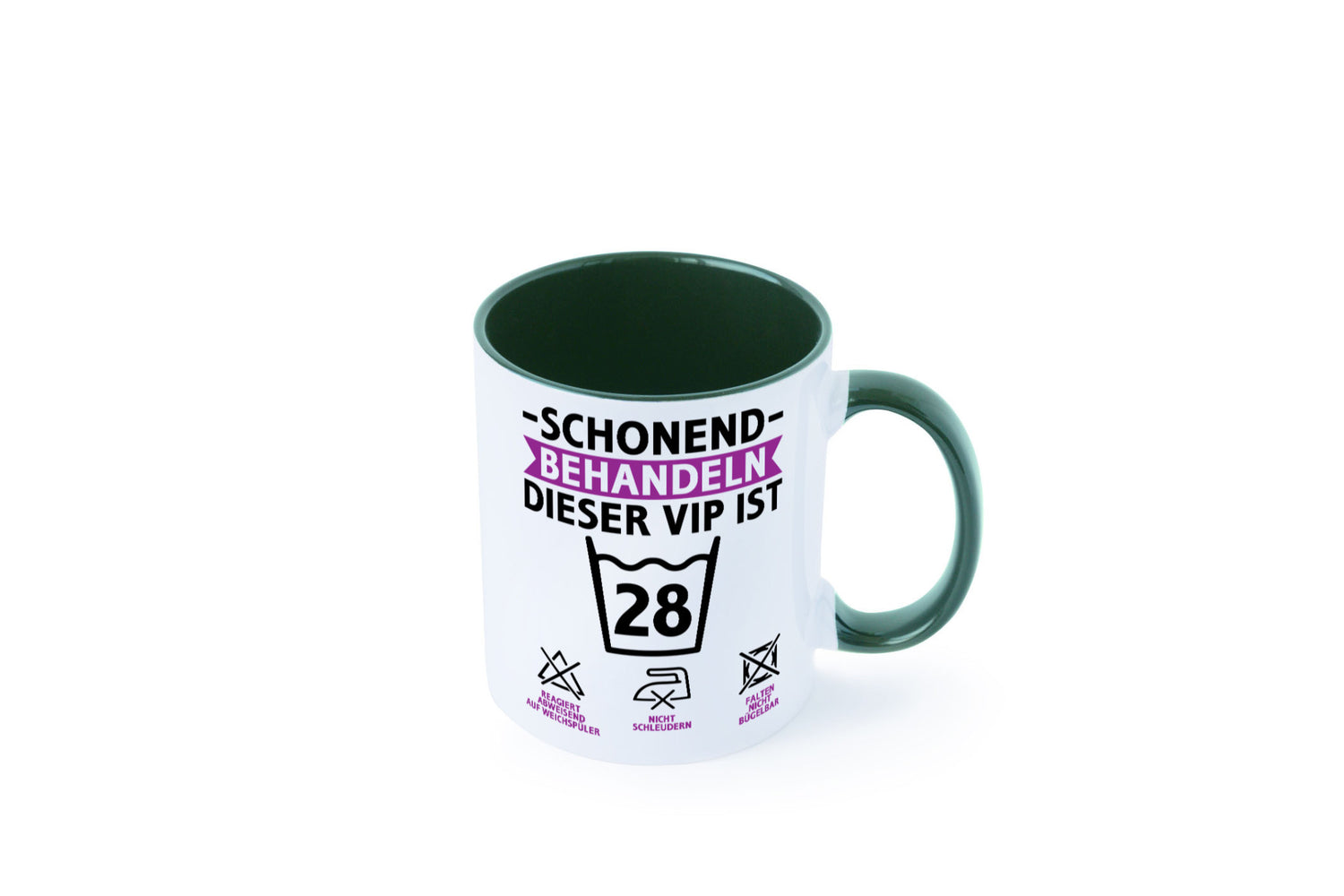 28 Geburtstag | schonend behandeln Jahre Humor Geschenkidee Tasse