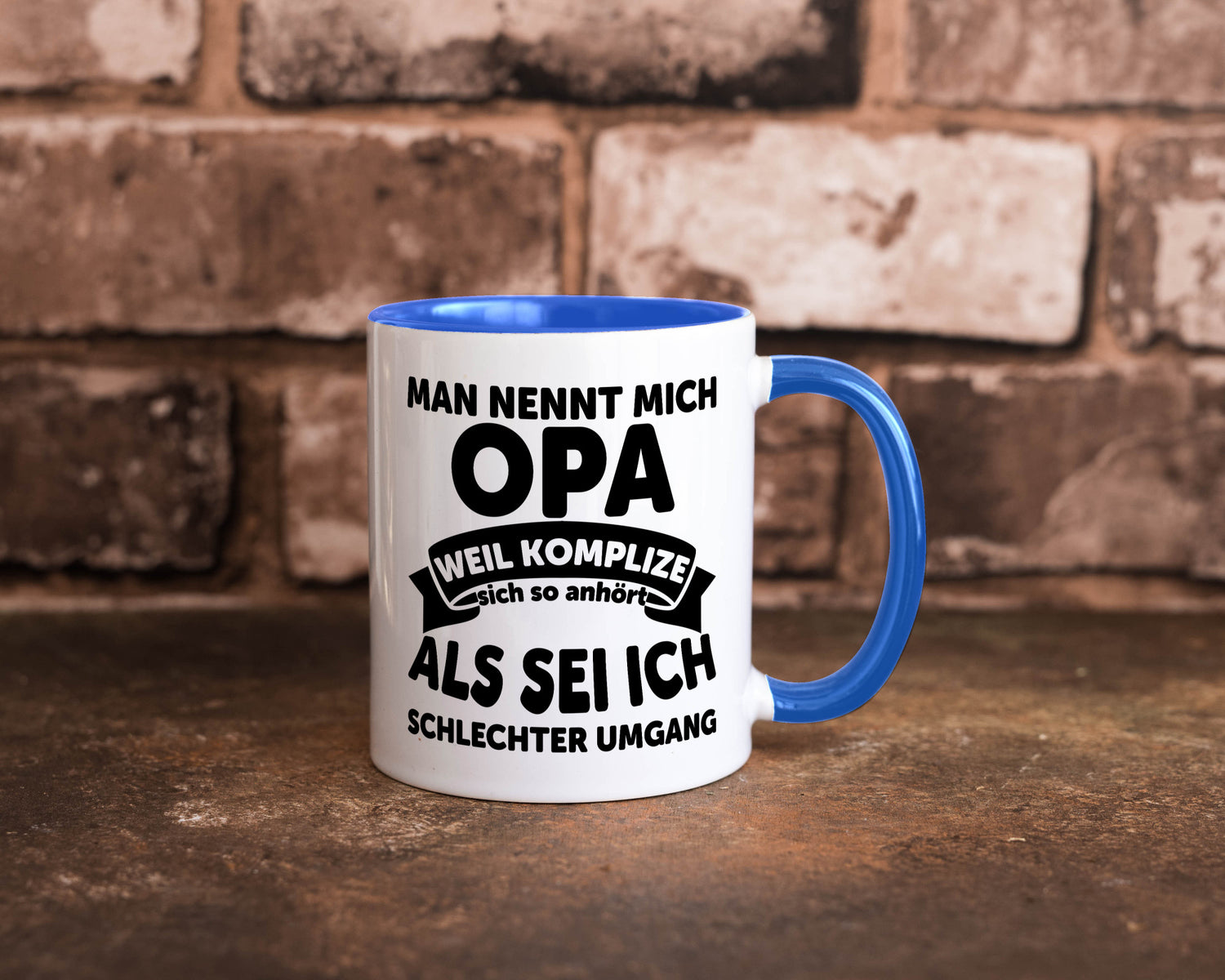 Nenn mich Opa, Komplize schlechter Umgang | Opa Witz Geschenk Familie