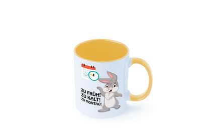 Kalter Montag Geschenkidee Humor Tasse