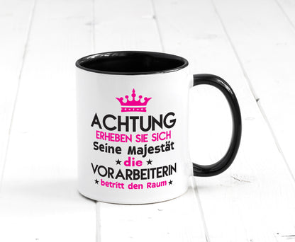 Seine Majestät Vorarbeiterin | Kollegin Teamleiter lustig Arbeit Kollegen Büro