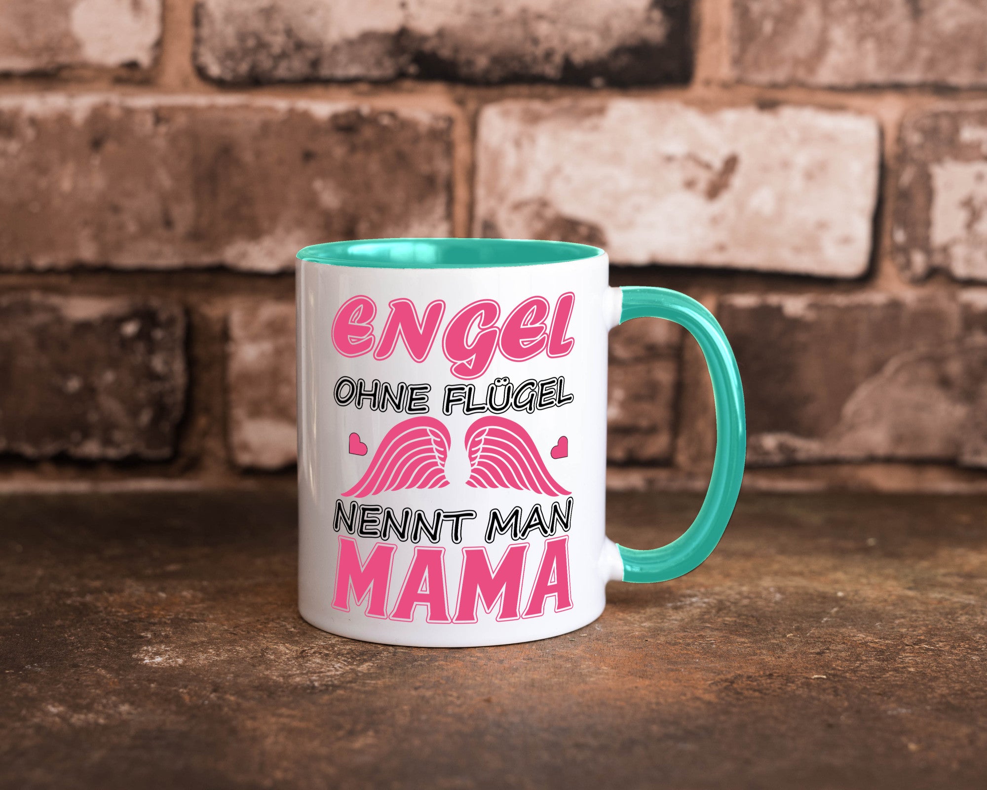 Mama Engel Humor Familie Geschenkidee Tasse