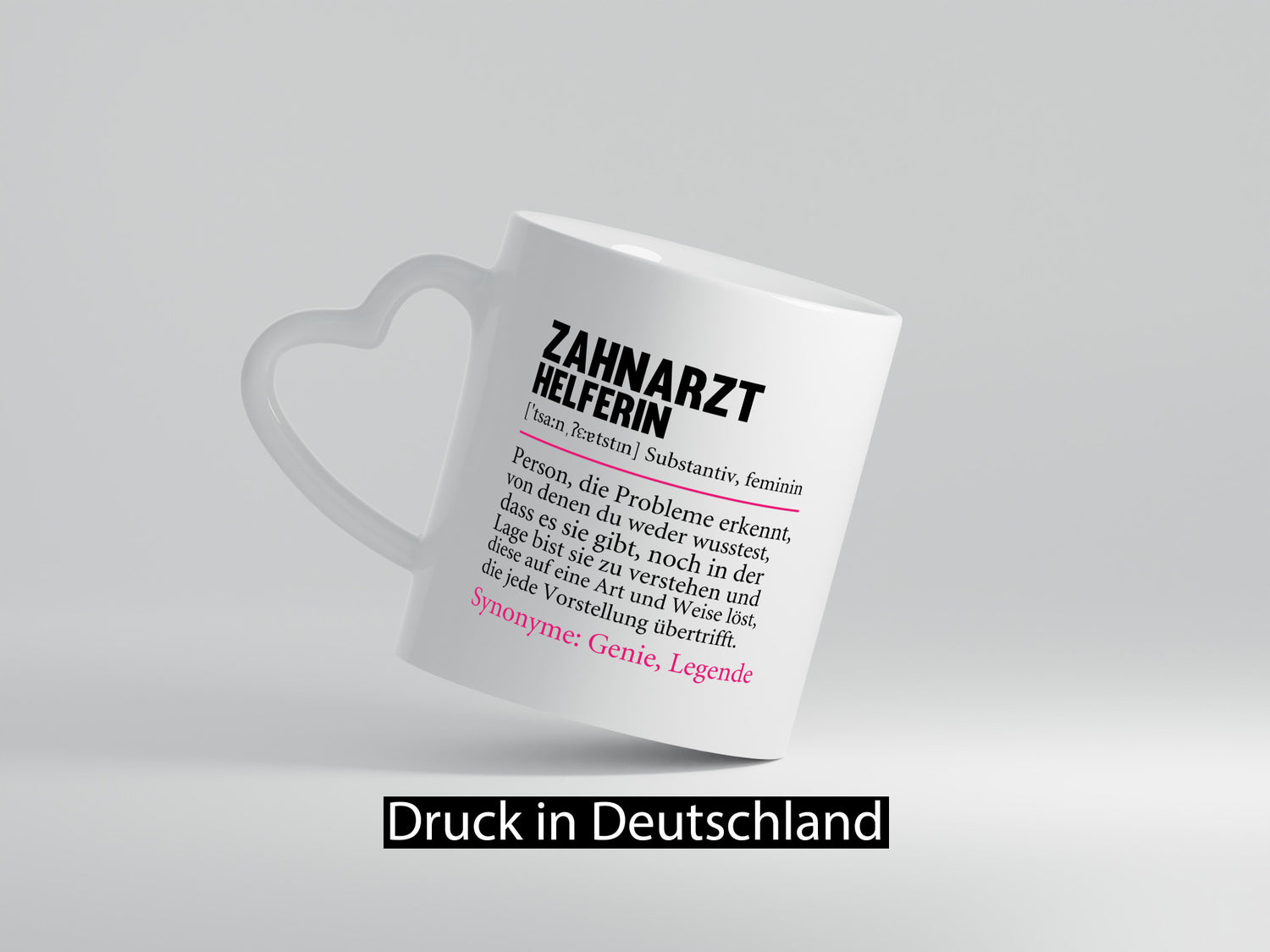 Zahnarzthelferin | Zahnmedizin Humor lustiger Spruch Geschenk Geschenkidee Tasse