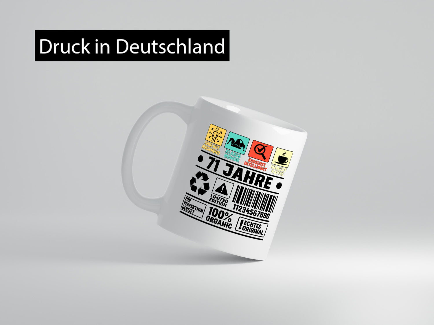 71. Geburtstag | 71 Jahre Humor Limited Edition lustiger Spruch Geschenk