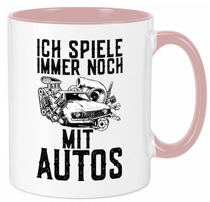Spiele noch mit Autos | Werkstatt Werkzeug Mechaniker lustiger Spruch Geschenk