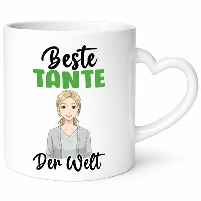 Bester Tante | Nichte Schwester Familie Geschenkidee Humor Tasse