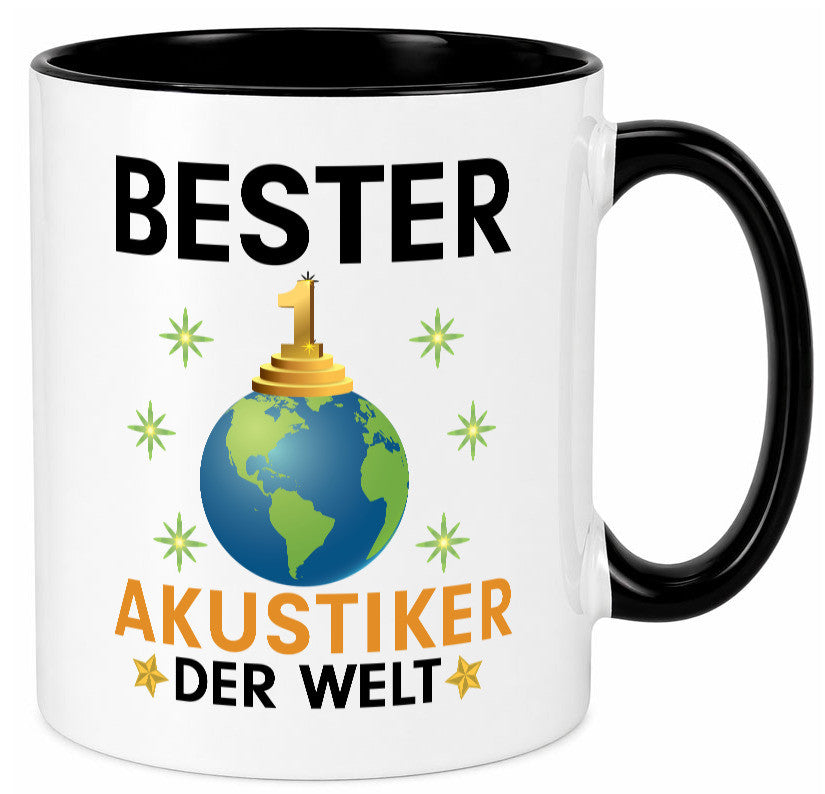 Welt Bester Akustiker | Akustik Hörgeräteakustik Geschenkidee Humor Tasse