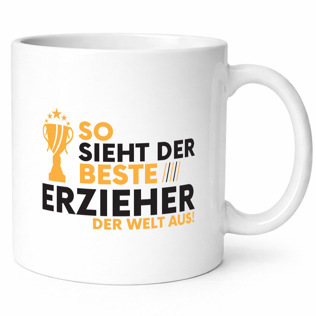 Der Weltbeste Erzieher | Pädagoge Schule Geschenkidee Humor Tasse