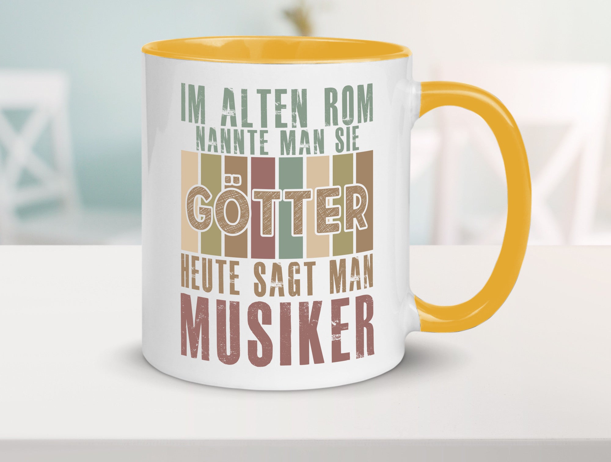 Heute sagt man: Musiker | Musik Musikant Humor Geschenkidee Tasse