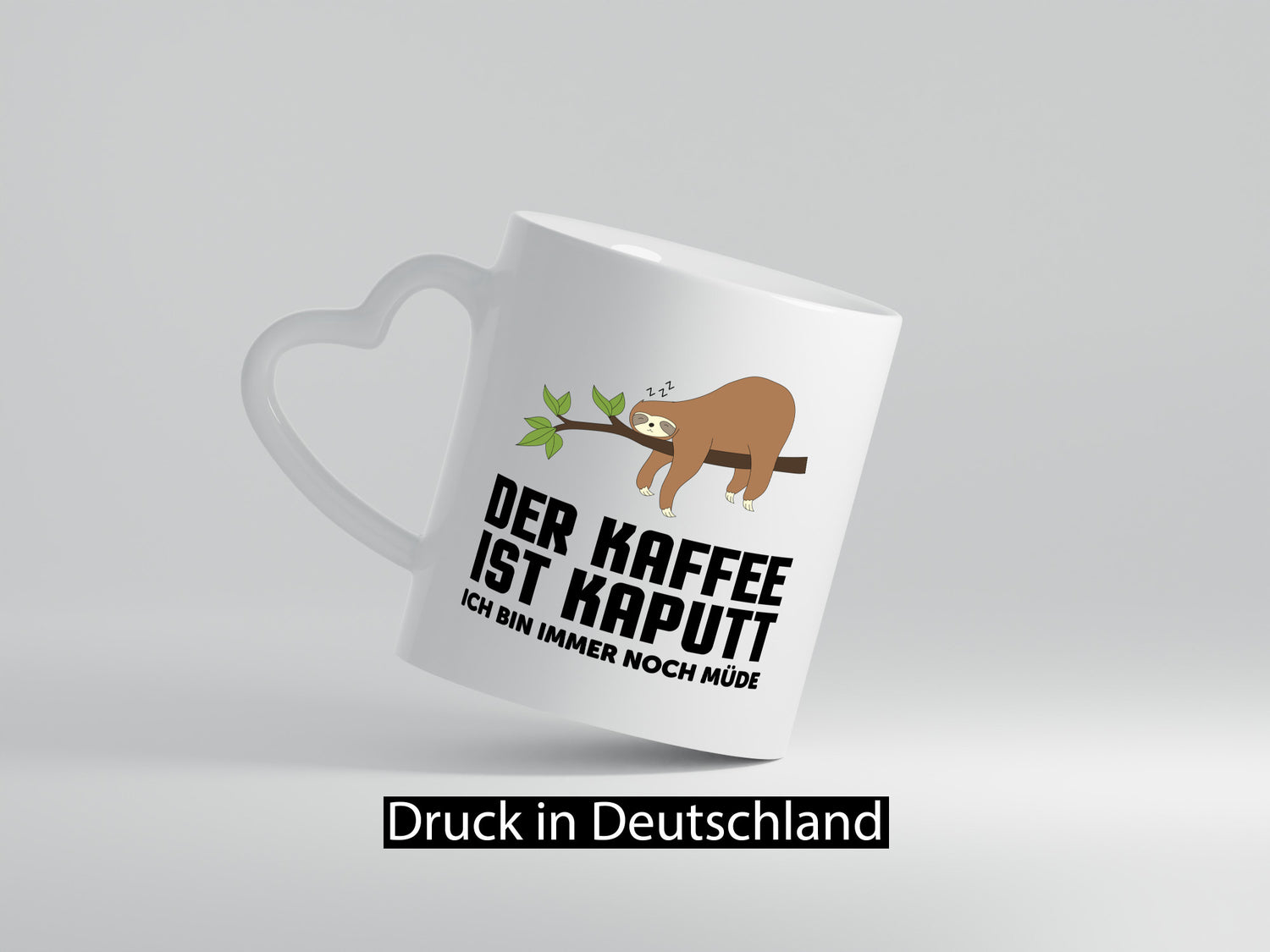 kaffee ist kaputt ich bin noch müde | Faultier schlafen Geschenkidee