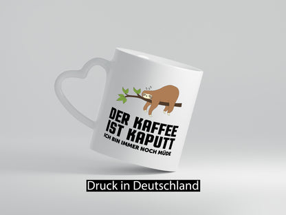 kaffee ist kaputt ich bin noch müde | Faultier schlafen Geschenkidee