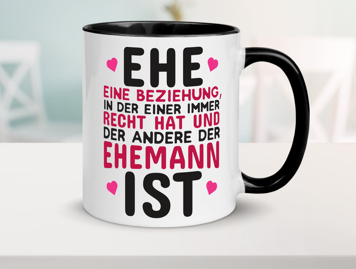 Ehepaar Spruch | Beziehung Tasse Ehemann Geschenk Humor Geschenkidee lustiger