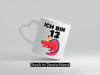 12. Geburtstag | Dino Dinosaurier 12 Jahre Geschenkidee Humor Tasse