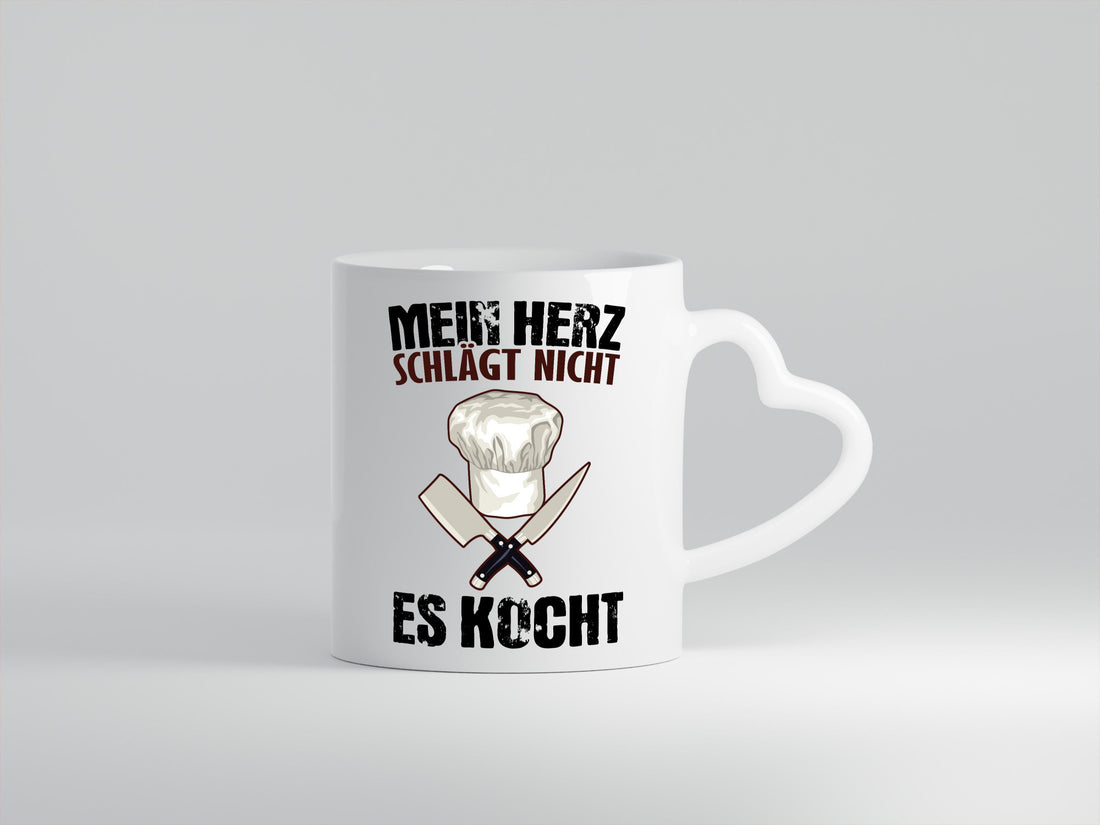 Mein Herz kocht Humor Geschenkidee Tasse