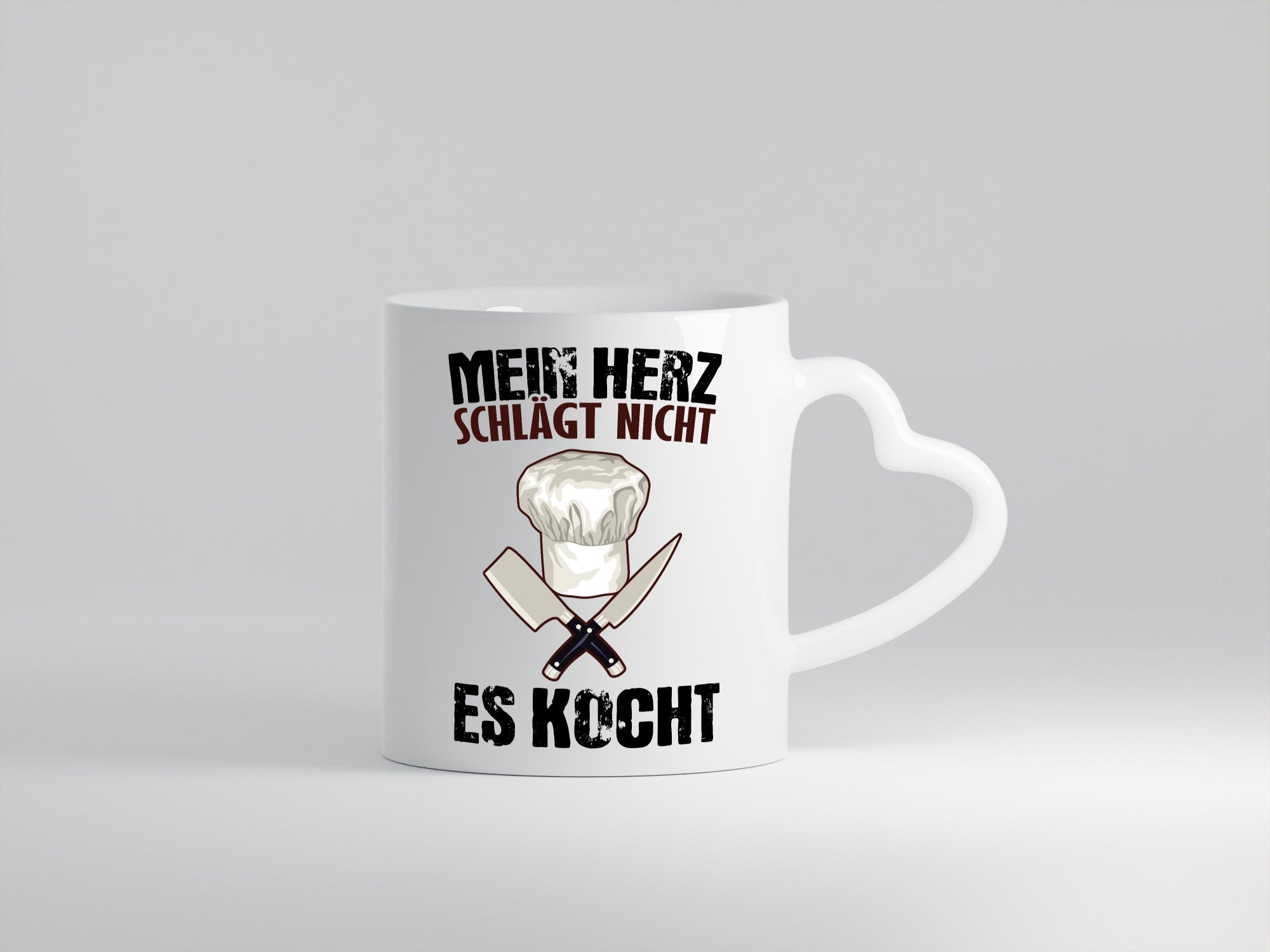 Mein Herz kocht Humor Geschenkidee Tasse