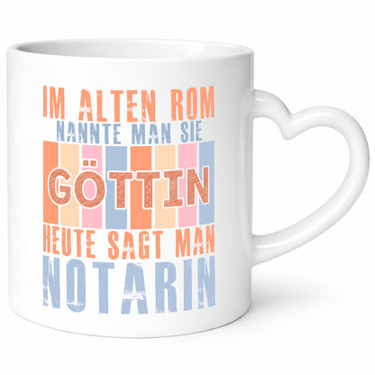 Heute sagt man: Notarin | Juristin lustiger Spruch Geschenk Humor Geschenkidee