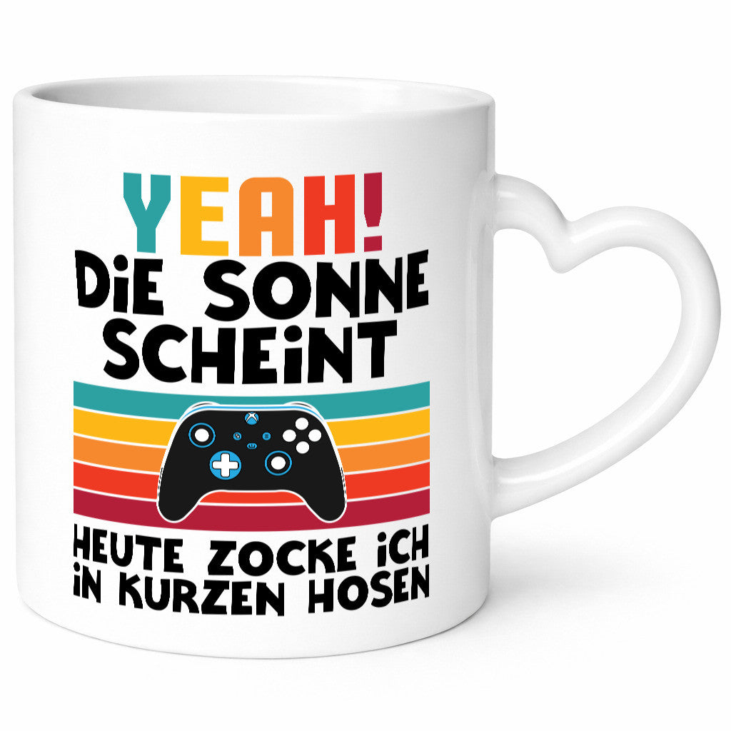 Die sonne scheint | Heißes Wetter Zocker Gaming lustiger Spruch Geschenk Humor