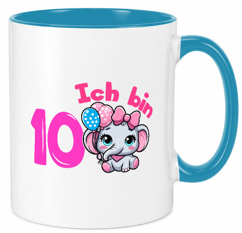 10. Geburtstag | 10 Jahre Elefant Mädchen Geschenk Geschenkidee lustiger Spruch