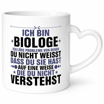 Löse Probleme: Biologe | Biologie Naturforscher Geschenkidee Humor Tasse