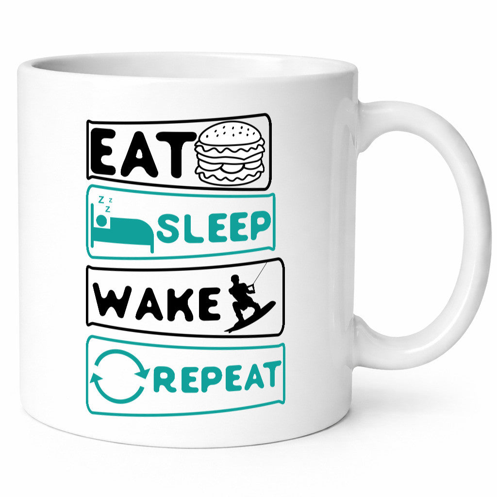 Wakeboarder | Surfer Becher Repeat Humor Geschenkidee Tasse