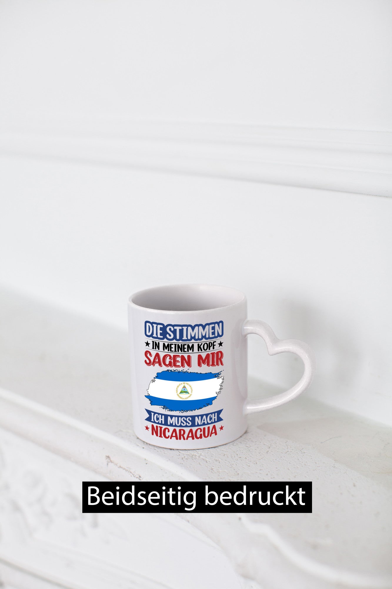 Nicaragua | Urlaub Stimmen in meinem Kopf Traumland Geschenkidee Humor Tasse