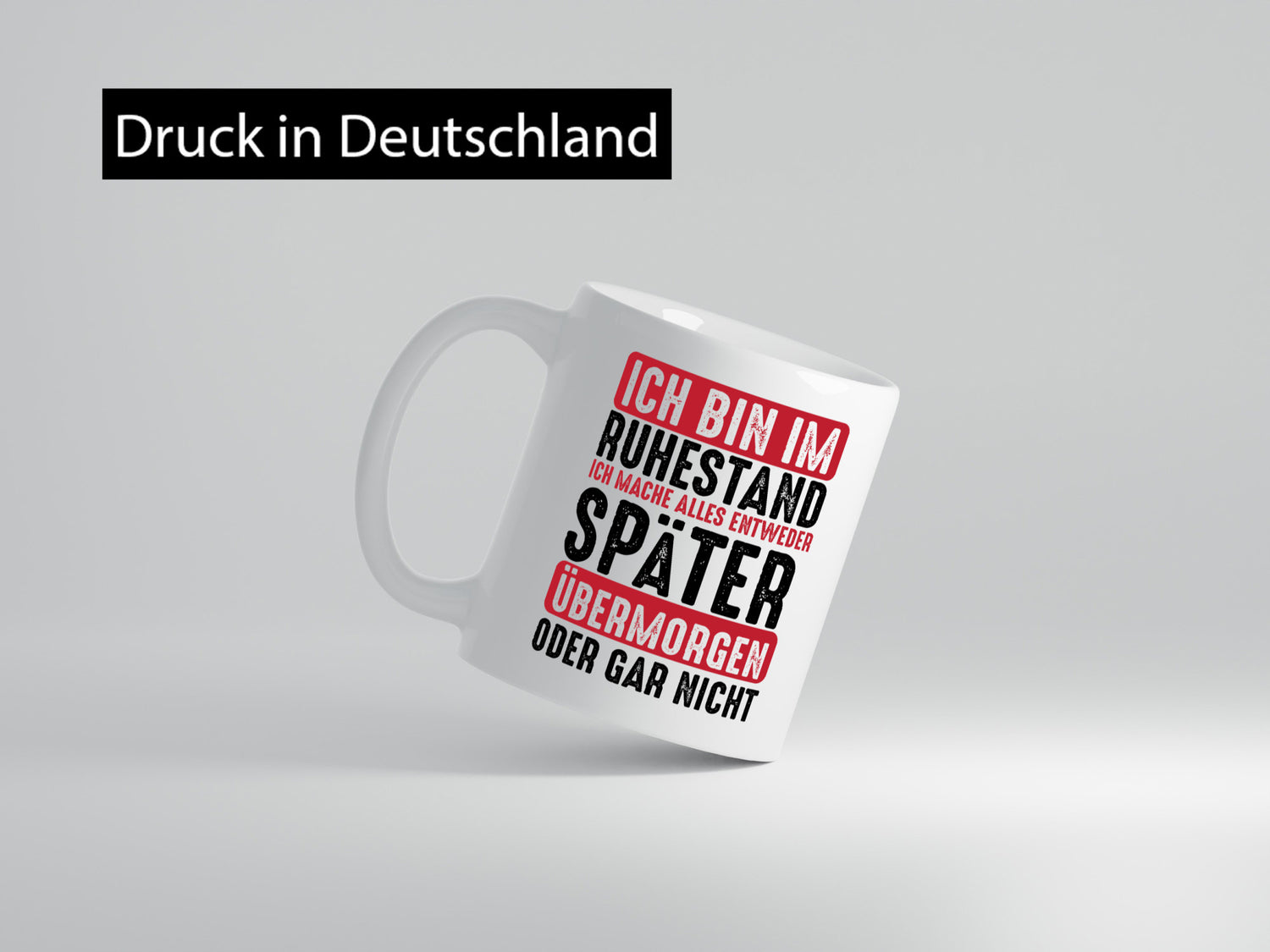 Ich mache alles später oder gar nicht | Rentner Ruhestand Geschenkidee Jubiläum