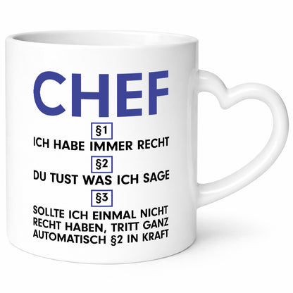 Ich habe immer Recht Chef | Führungskraft Vorgesetzter v2 lustiger Spruch