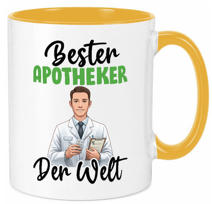 Bester Apotheker | Apotheke Pharmazie v2 Humor Geschenkidee Tasse