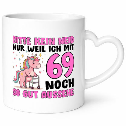 69. Geburtstag | 69 Jahre Mit noch so gut aussehen Humor Geschenkidee Tasse