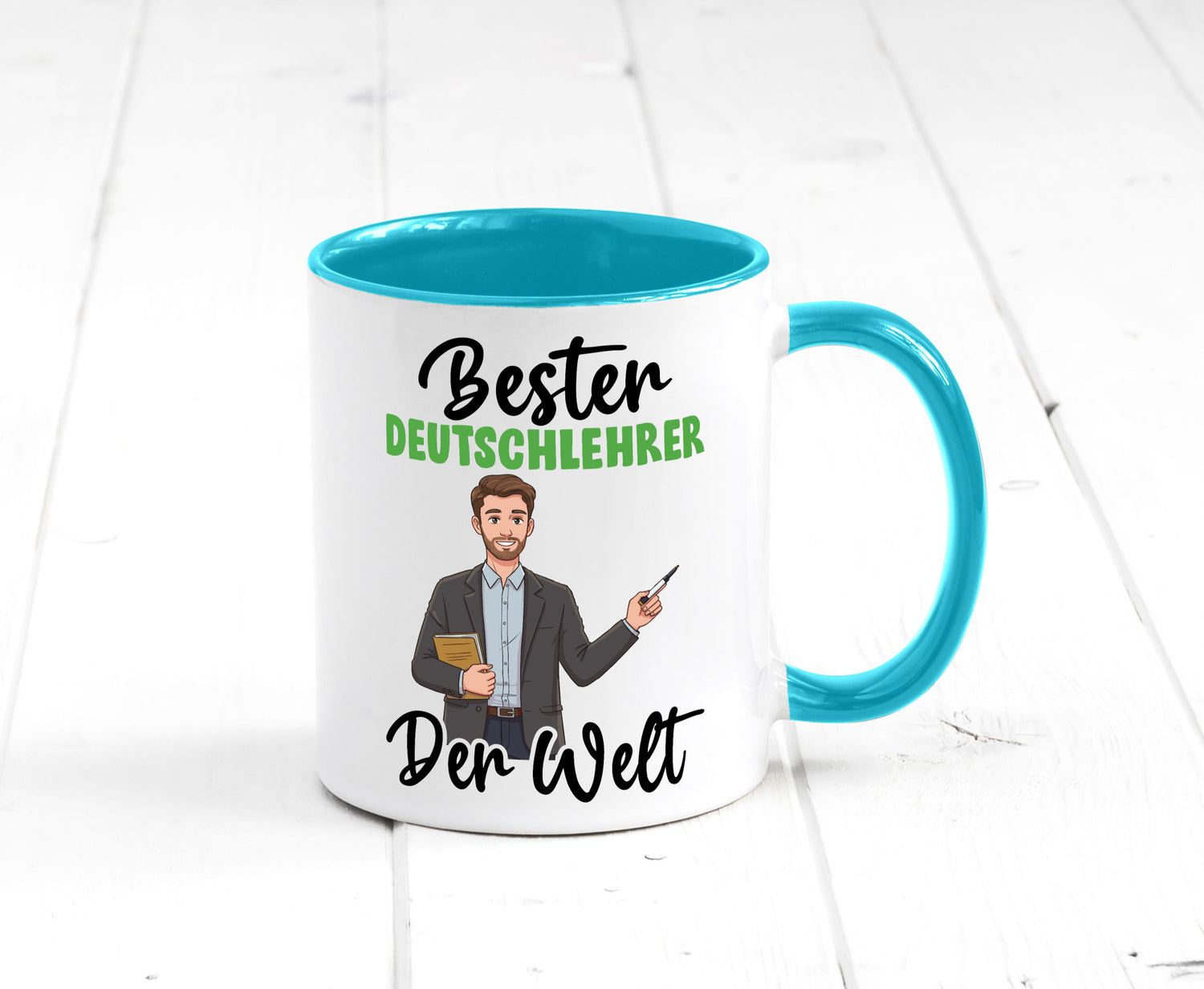Bester Deutschlehrer | Lehrer Schule v2 lustiger Spruch Geschenk Humor