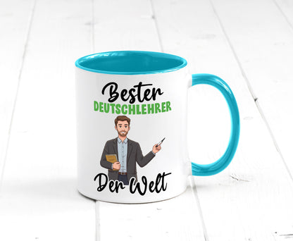 Bester Deutschlehrer | Lehrer Schule v2 lustiger Spruch Geschenk Humor