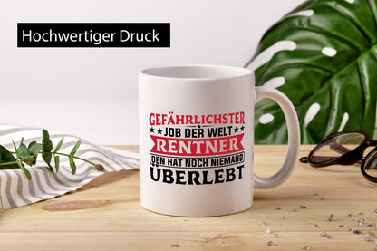 The Most Dangerous Job in the World | Pensioner Pension Funny Saying Retirement Gift