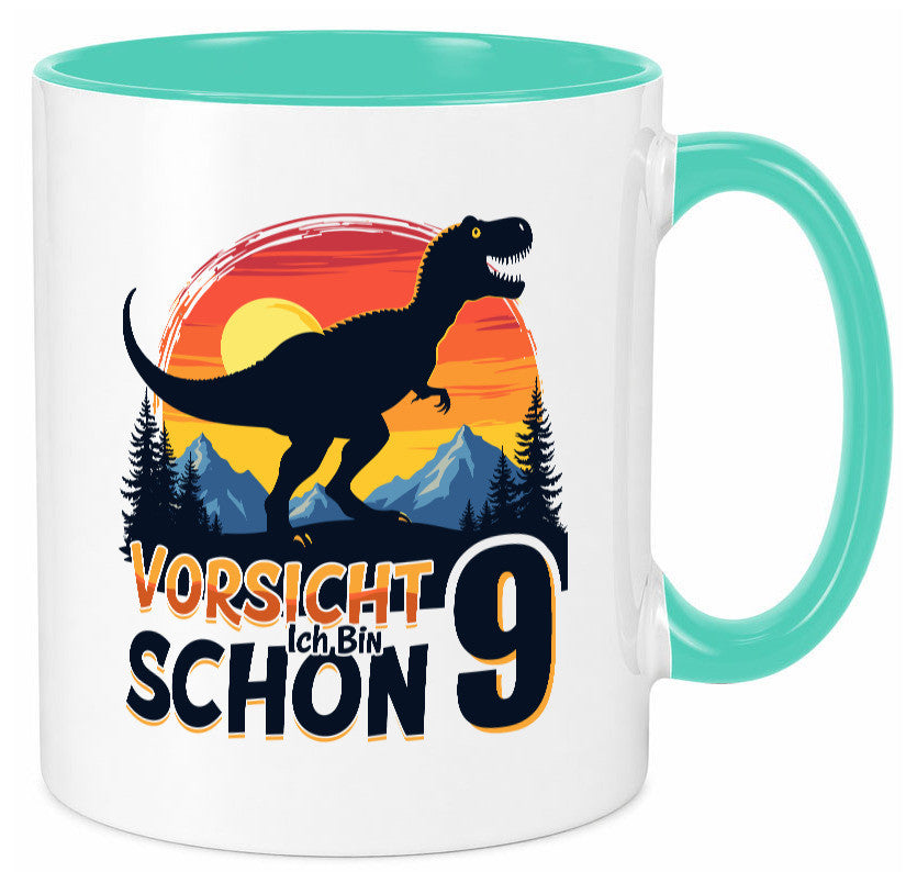 8. Geburtstag | 8 Jahre Dinosaurier v2 Geschenkidee Humor Tasse
